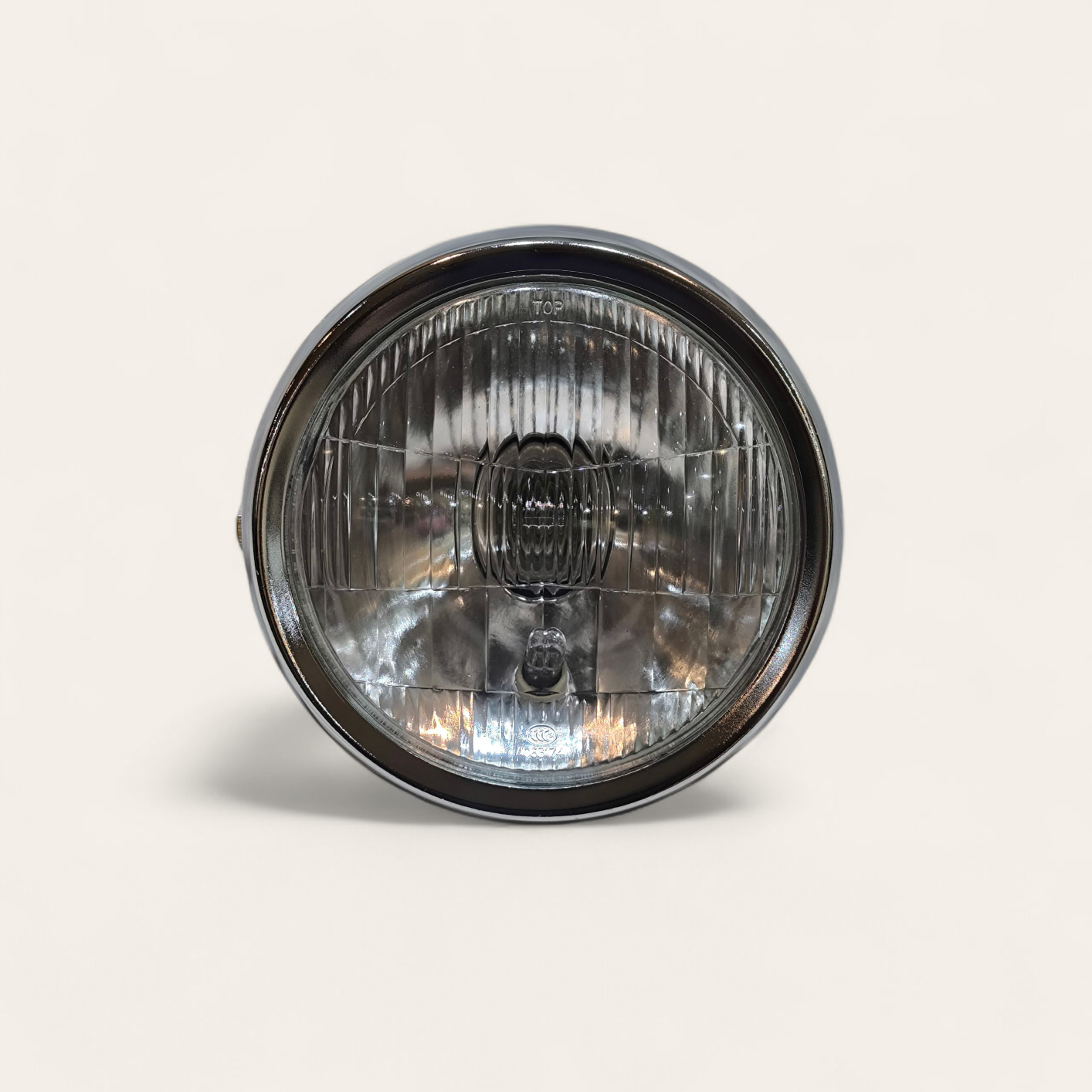 کاسه چراغ جلو گرد استیل